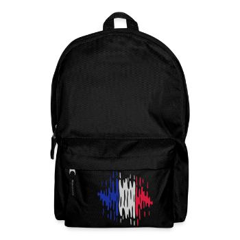 France Flag Tricolor - Backpack - black - Front