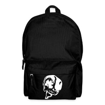 Bavarian Mountain Sweat Dog Head "Black Edition" - Backpack - black - Front