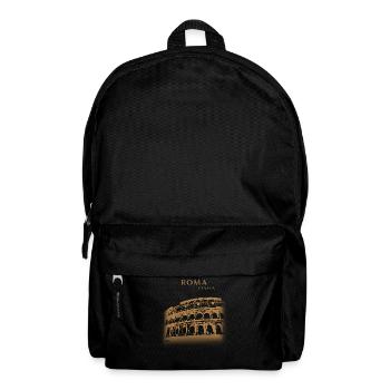 Latin locution rome colisé leewarddesign - Rucksack - Schwarz - Vorne