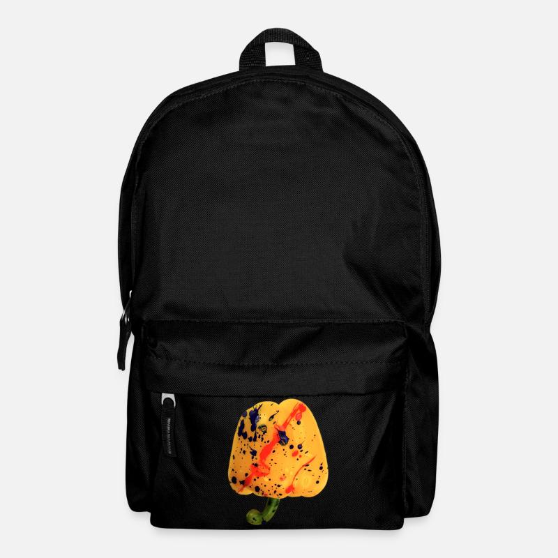 Paprika 🫑 (gelb) - Rucksack - Schwarz