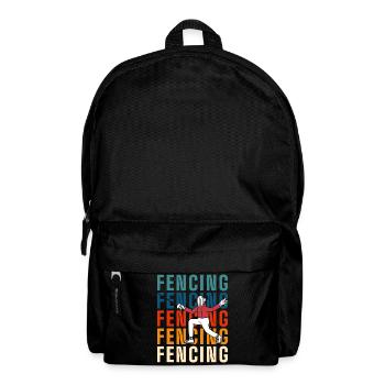 Escrime Sword Fighting Fighter Mask - Sac à dos - noir - Devant