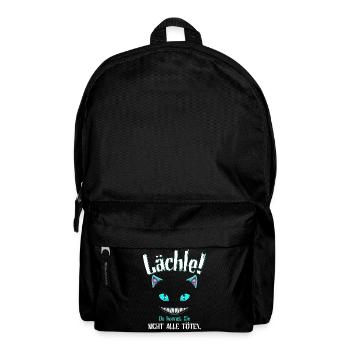 Lächle du Kannst Sie Nicht alle töten - Rucksack - Schwarz - Vorne