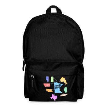 Minnesota Staaten Design für stolze Minnesotaner - Rucksack - Schwarz - Vorne