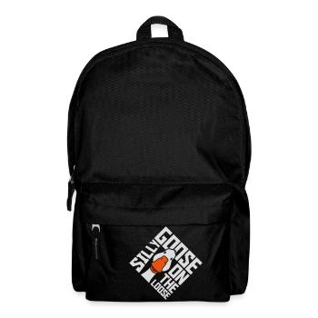 goose on the loose - Rucksack - Schwarz - Vorne