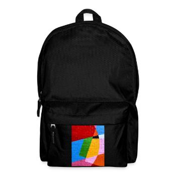Colourful Wall - Backpack - black - Front