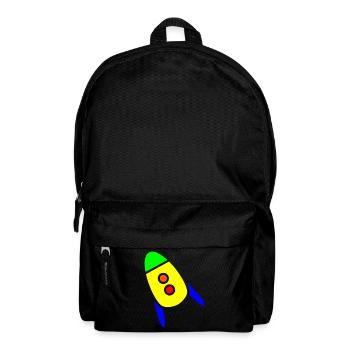 Raketenkind ok - Rucksack - Schwarz - Vorne