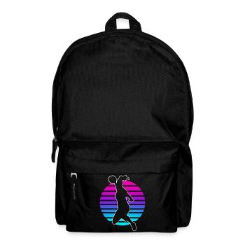 Handball Handball Player Women Handball - Backpack - black - Front