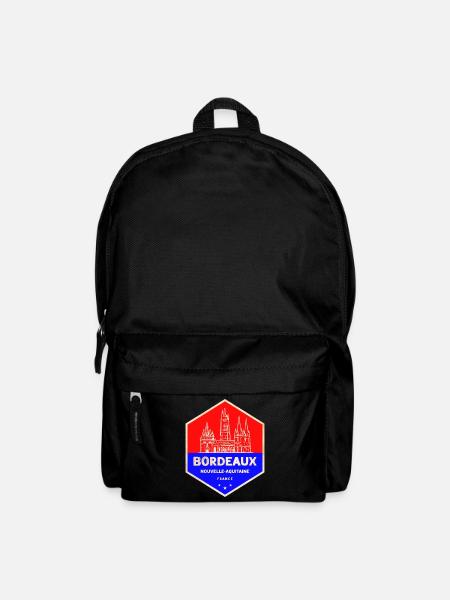 Bordeaux Emblem Nouvelle-Aquitaine - Rucksack - Schwarz