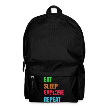 Nature Experience Mountain Hike Hiking Statement - Backpack - black - Front
