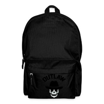 Cowboy Skull Outlaw - Sac à dos - noir - Devant