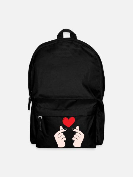 Cœurs de doigts 5 - Sac à dos - noir