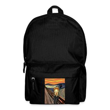  Scream! a funny lion - Backpack - black - Front