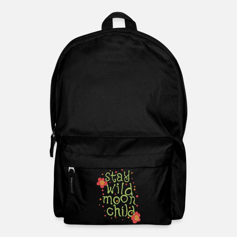 Stay wild moonchild - Rucksack - Schwarz