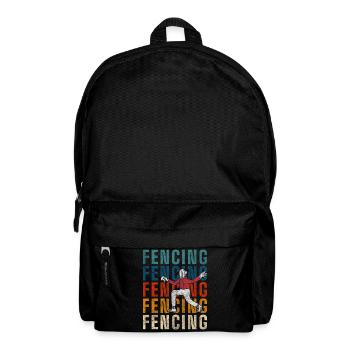 Fencing Sports Fencing Martial Arts - Backpack - black - Front