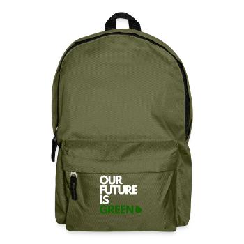 NOTRE AVENIR EST VERT - Sac à dos - vert olive - Devant