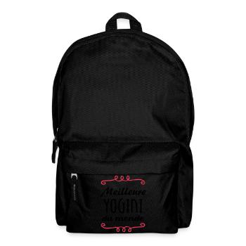 Meilleure Yogini du monde / Yoga - Sac à dos - noir - Devant