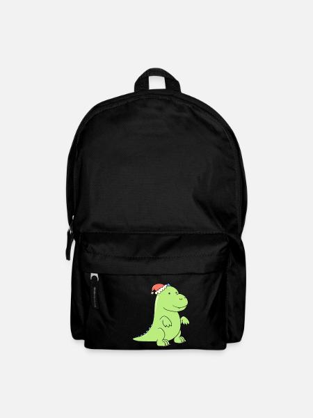 ein kleiner Dino ist verliebt - Rucksack - Schwarz