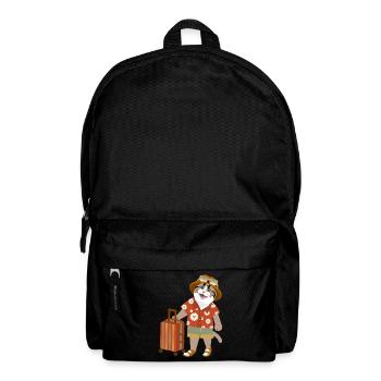 Humeur de voyage de chat - Sac à dos - noir - Devant