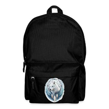 Wolf im Traumfänger - Mystisches Design. - Rucksack - Schwarz - Vorne