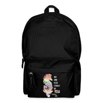 Proud LGBTQIA+ seahorse - Backpack - black - Front