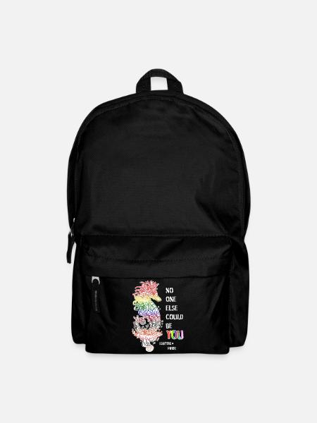 Stolzes LGBTQIA+ Seepferdchen - Rucksack - Schwarz