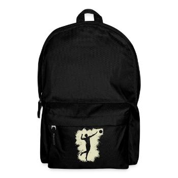 Volley-ball Beach Grunge Vintage - Sac à dos - noir - Devant