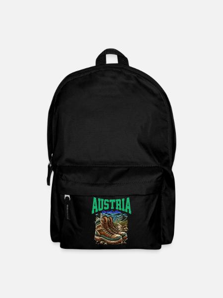 Austria cooles Wander Design - Österreich - Rucksack - Schwarz