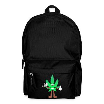 Der Bloom - Weed Cannabis Stoned Hanf Marihuana - Rucksack - Schwarz - Vorne