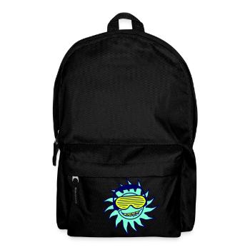 Lustige DJ Sonne Sommer Party Club Musik Spaß - Rucksack - Schwarz - Vorne