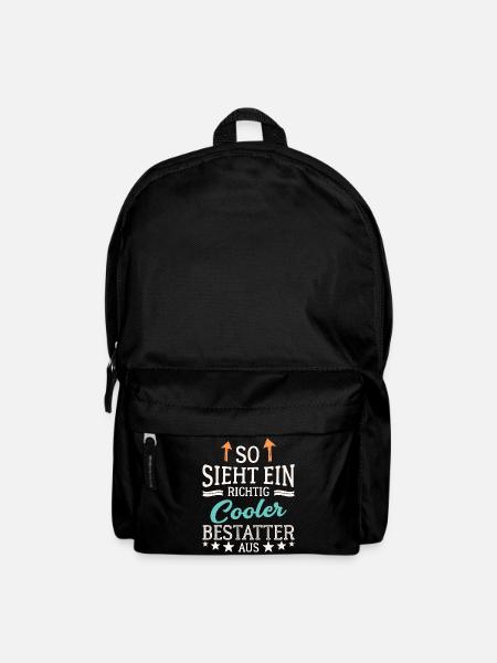 So sieht ein richtig cooler Bestatter aus - Rucksack - Schwarz