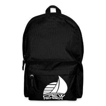 Membre d’équipage Texte Soleil Membre de l’équipe Équipage de voile Plaisir - Sac à dos - noir - Devant