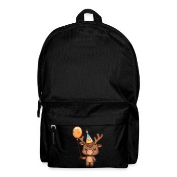 orignal anniversaire bande dessinée mignon - Sac à dos - noir - Devant