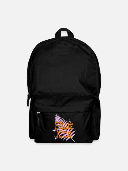 Plant Mama Stylisches Print-Motiv - Rucksack - Schwarz