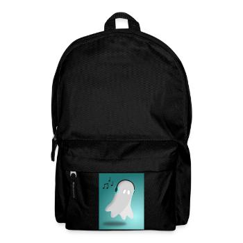 Geist mit Kopfhörern - Rucksack - Schwarz - Vorne
