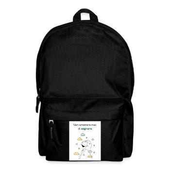 Never stop dreaming - Backpack - black - Front