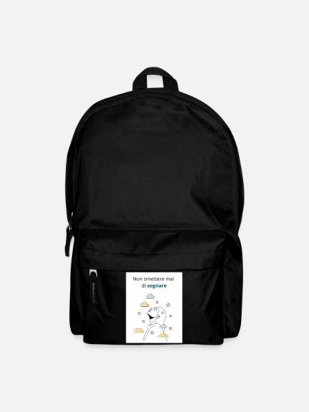 Never stop dreaming - Backpack - black