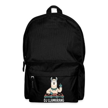 DJ LLAMARANG Lama DJ Party Club Music Humor - Backpack - black - Front