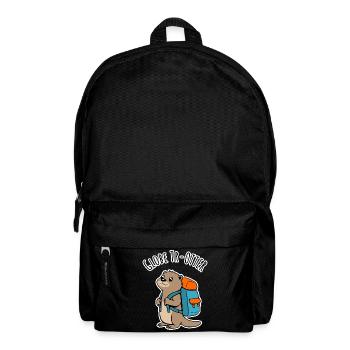 Ein Backpacker Otter auf Reisen ein Globe Tr-Otter - Rucksack - Schwarz - Vorne