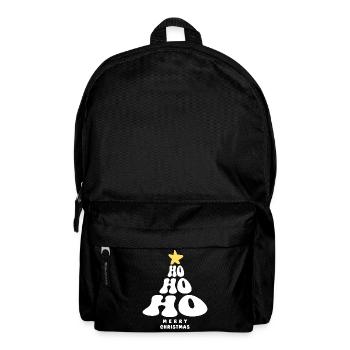 Joyeux Noël Sapin Ho Ho Ho - Sac à dos - noir - Devant