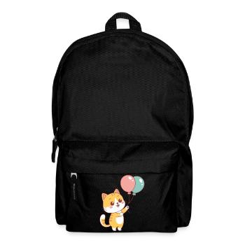 Katzenballon Pastell Joy - Rucksack - Schwarz - Vorne