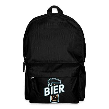 Bier - Cool Beer Logo - Backpack - black - Front