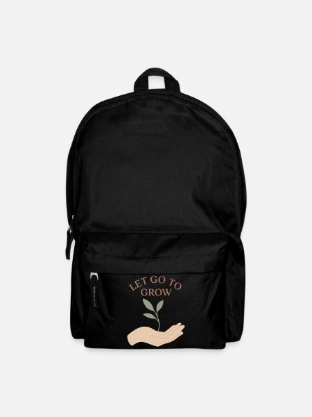 Let Go To Grow - Backpack - black