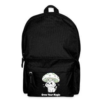 Magic Mushroom Cat - Backpack - black - Front