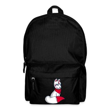 White and Red Fox Manga - Rucksack - Schwarz - Vorne