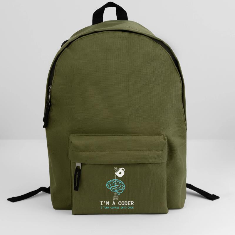 T-shirt Coder : Du café dans le code – Nerdy Programmie Sac à dos