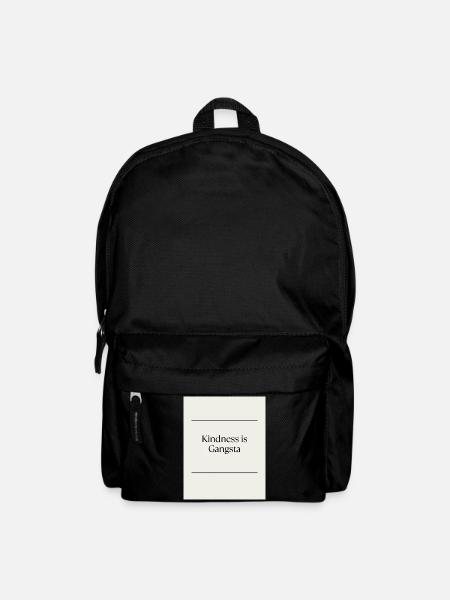 Inhimillisyys_on_uusi_musta-3 - Backpack - black