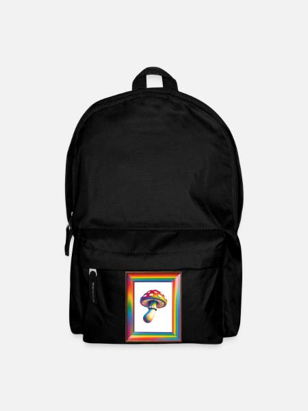 Nature is the Trip - Fliegenpliz bei Goa - Rucksack - Schwarz
