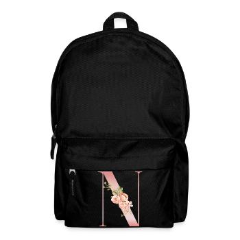 Drop Cap N Floral Soft Pink - Backpack - black - Front