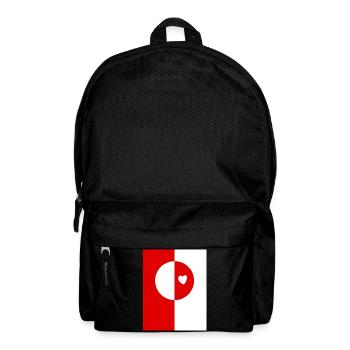 Drapeau du Groenland - Sac à dos - noir - Devant
