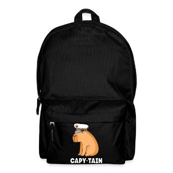 Capybara Capibara - Rucksack - Schwarz - Vorne